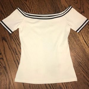 STORIA - white off shoulder top